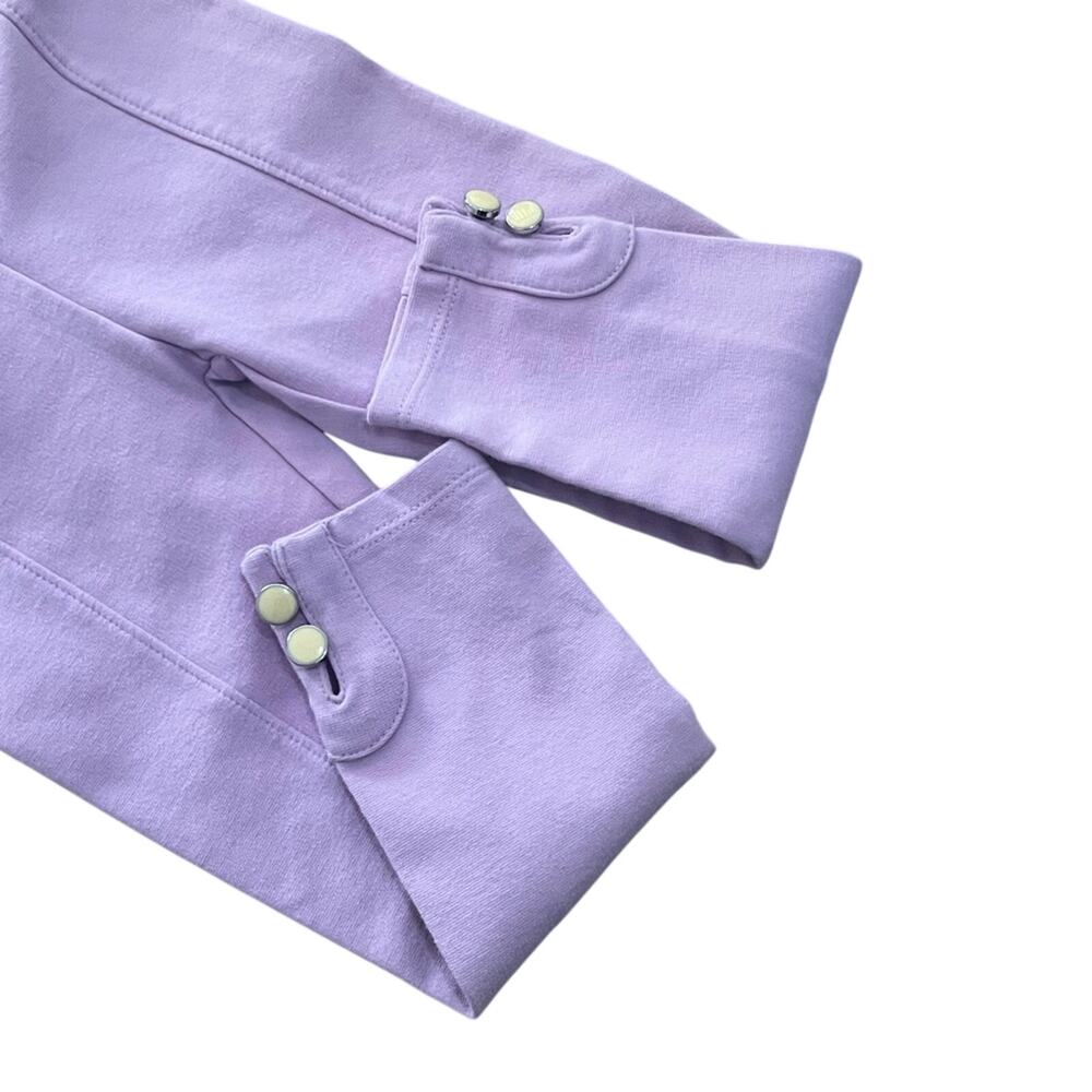 ❤️ 3/$25 Janie and Jack Girls Lavender Pleated Beaded Leggings | 2T - Picture 4 of 5